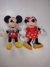 Disney Mickey and Minnie Mouse Plush Dolls Stuffed Animals Mattel/Disney
