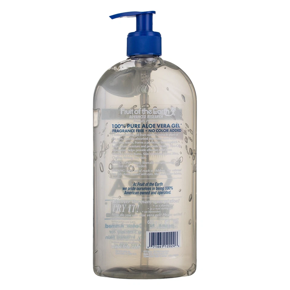 Fruit Of The Earth алоэ вера безалкогольный 100% гель, 24 унц - Изображение 2 из 2