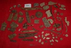 COLLECTION OF DUG VIRGINIA CIVIL WAR RELICS Bullets Artillery Frags Knives  #854