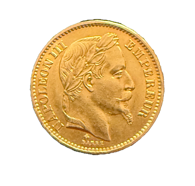 France 1867 A Gold 20 Francs Circulated Napoleon III | eBay