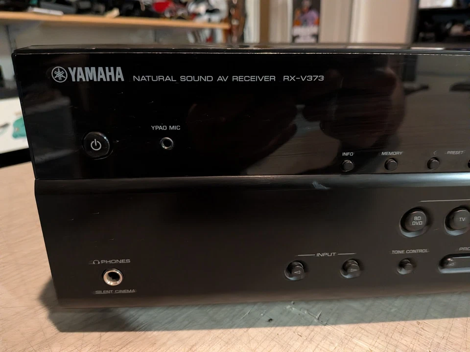 Yamaha RX-V373 5.1 Ch HDMI Home Theater Surround Sound Receiver Stereo System - Image 2 of 4