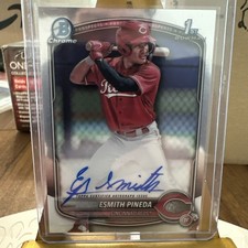 2025 Bowman - Chrome Prospect Autographs Esmith Pineda #CPA-EP (AU, RC)