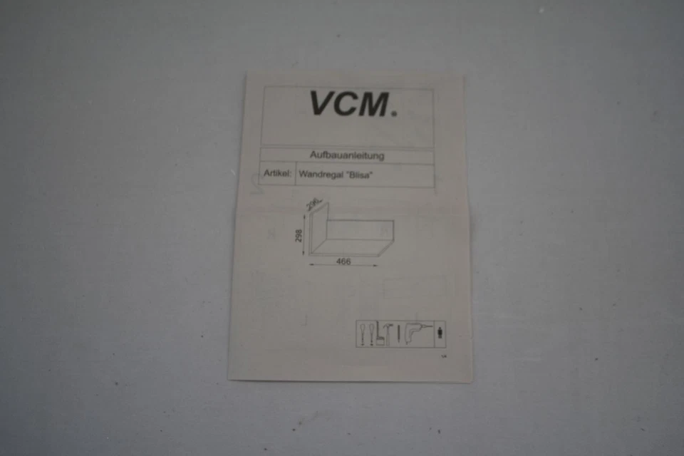 VCM. my Home Wandregal Bilsa weiß 912164 - Bild 3 von 3