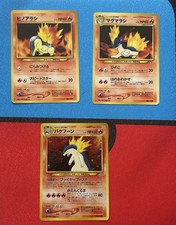 Typhlosion Holo Neo Premium File Promo  set  all 3 cards- Japanese Pokemon Card