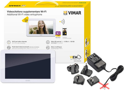 Vimar 40945 M Zusätzlicher 7-Zoll-LCD-Touchscreen mit WLAN