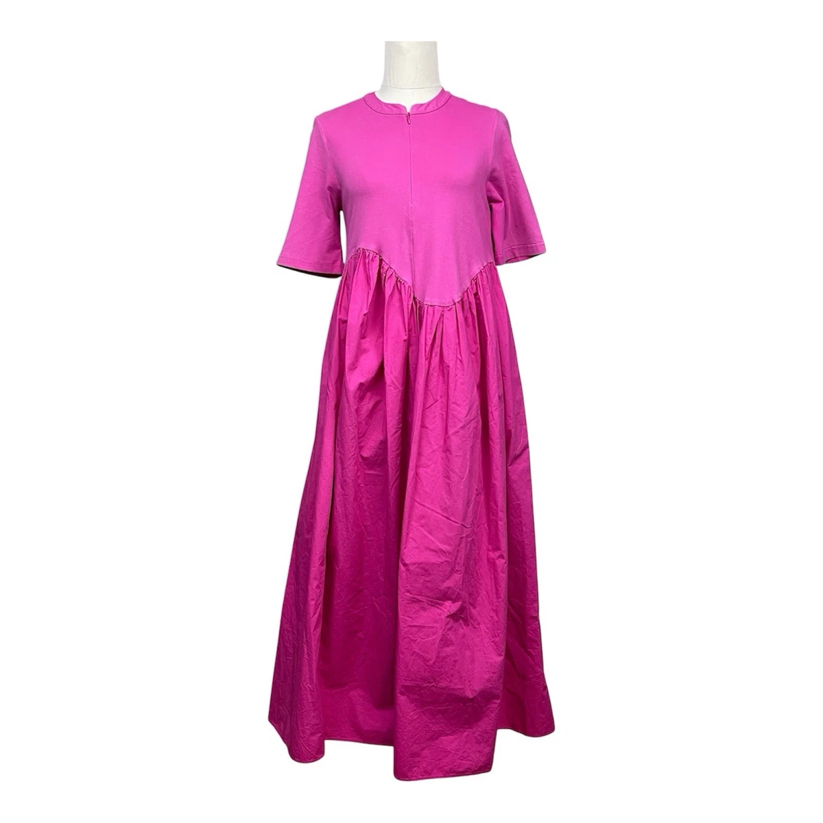 a line dress cut Women's Miera A-line Cut-Out Taffeta Midi Dress XS/S/M/L Black/White MEAN  BLVD