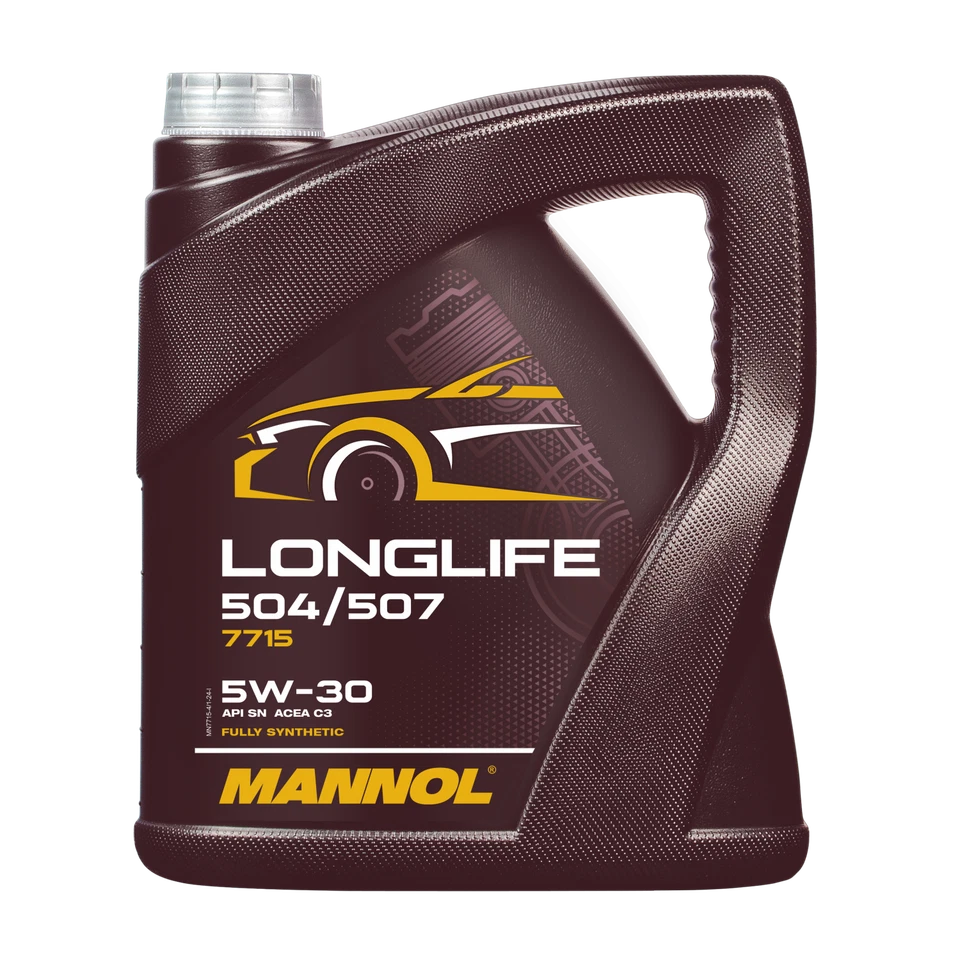 MANNOL 7715 Longlife 504/507 Huile Moteur 5W-30 VW 504 00 507 00 5x4 L - Photo 2/4
