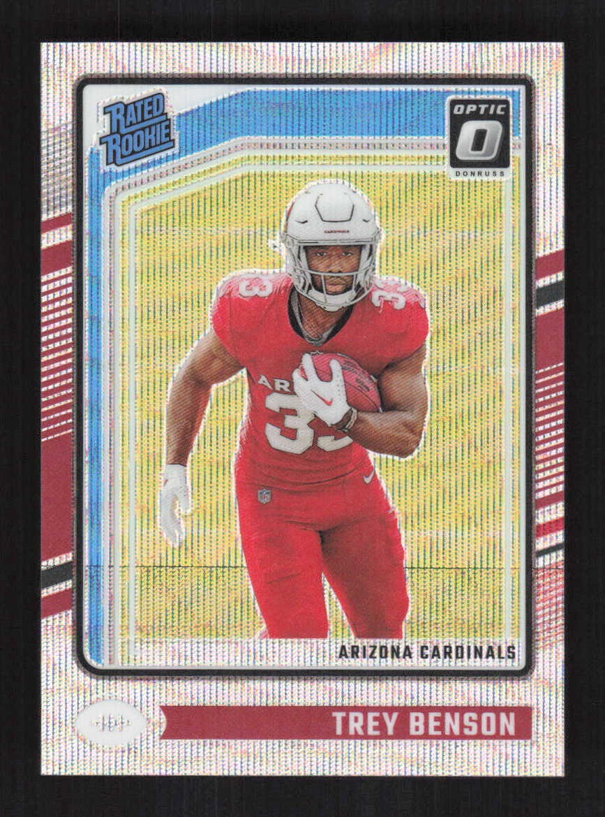 Trey Benson 2024 Donruss Optic Wave #/300 Rookie #293