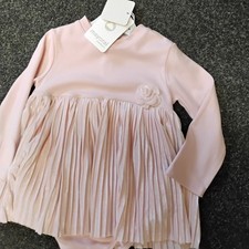 SALE NEW MAYORAL SALMON PINK BABY DRESS STYLE 2896 SIZE 6-9 MTHS  18 MTHS