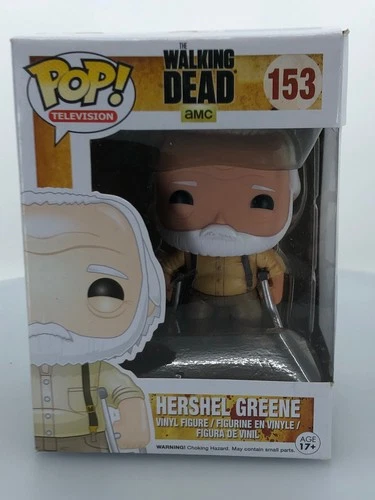 Funko POP! Television The Walking Dead Hershel Greene #153 Vinyl Figure NOT MINT