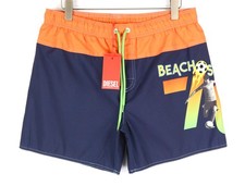 Diesel BMBX-Wave-YK Uomo Costume 2XL Spiaggia Boxer Elastico Vita Fodera IN Rete
