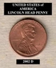 2002 D Lincoln Head, Memorial 1¢ Penny "Circulated" Actual Coin Shown *FREE S&H*