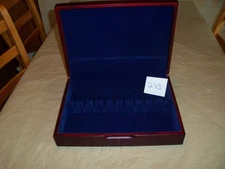 STERLING SILVER PLATE STAINLESS SILVERWARE FLATWARE STORAGE BOX CHEST CASE 243