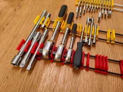 AK3D Customisable Toolbox Drawer Tool Organiser- for Spanners Ratchets Extension Bars