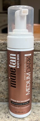 MineTan - Medium Dark Self Tan Mousse - 6.7-fl oz New Coconut Scent