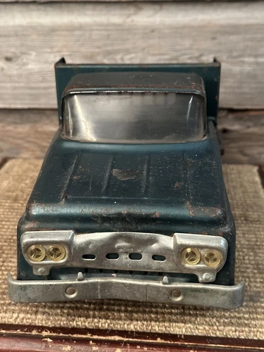 Vintage Tonka Toy Truck Stake Truck Tonka Farms Pressed Metal Toy Truck