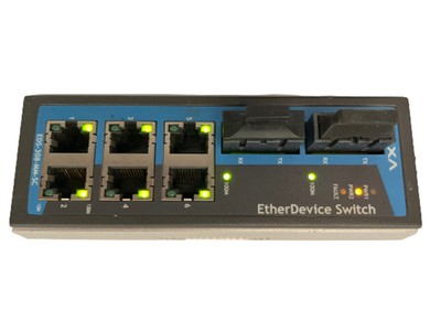 MOXA EDS-308-MM-SC Etherdevice Switch 12-48 VDC Max 1.1 A Class-2 Rev 2.1 #W6