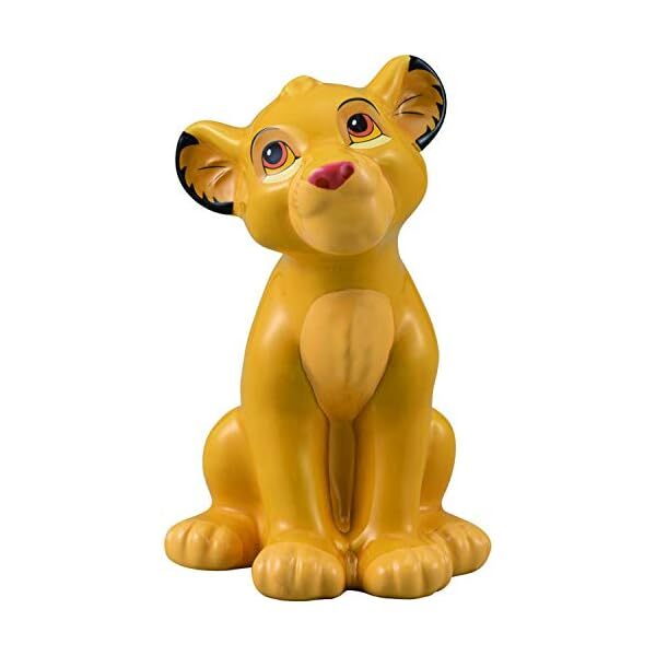 Sun Art Figurine Yellow 14cm Disney ""Lion King"" Piggy Bank Simba SAN3082-1