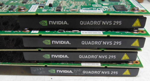 Lot (4) HP 256MB PCIe NVIDIA Quadro NVS 295 DUAL DP Video Card 508286-002 - Picture 4 of 5