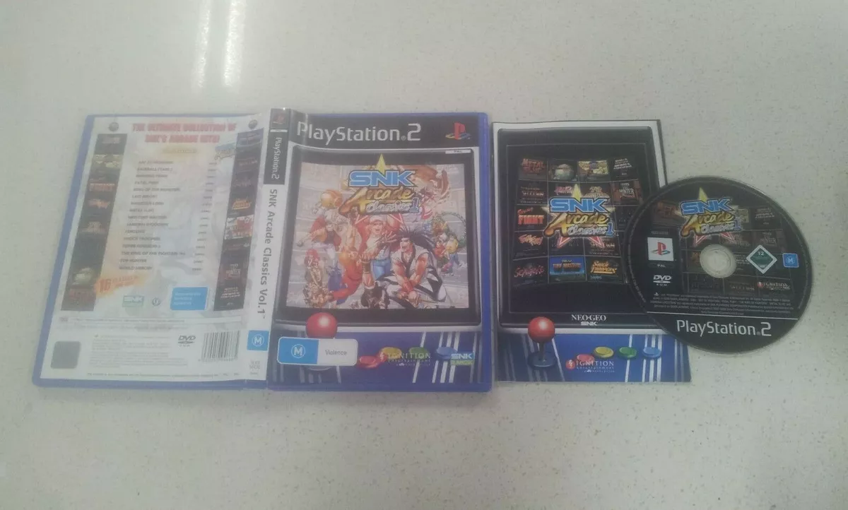 SNK Arcade Classics Vol. 1 PS2 Game Used PAL Region