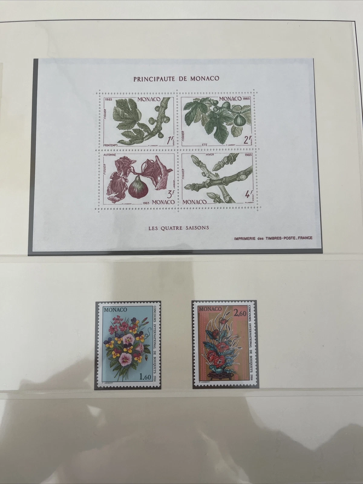 Timbres Monaco Neuf Lindner No.186 1983 Page 113