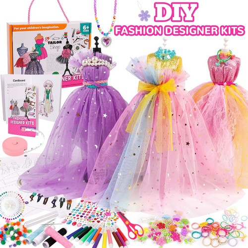 Fashion Design Kit For Girls 309pcs Embroidery Kit Sewing For Creativity DIY - Picture 4 of 12