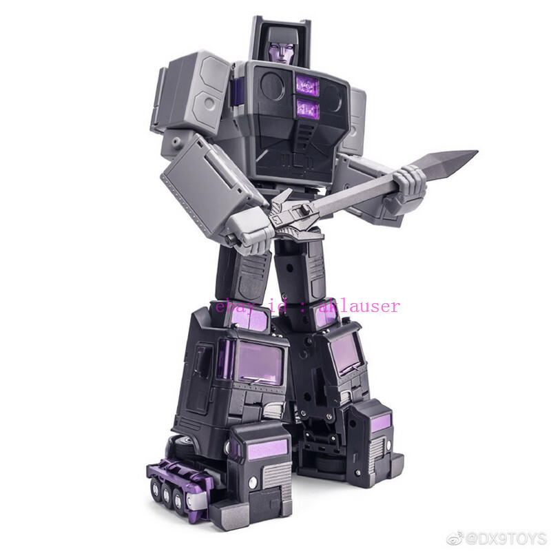 メイファスJKOP 黒×ラベンダー Perfect New Menasor Dx9 Capone D14 Motormaster Action Figure Model