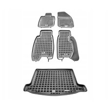 Satz Fußmatten und Matte für Honda CIVIC VIII. IX Hatchback. Version ohne Subwoo