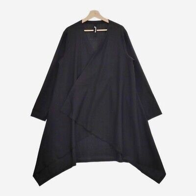 Ground Y Yohji Yamamoto T/W GABARDINE LONG DRAPE JACKET Ground Y Yohji Yamamoto T/W GABARDINE LONG DRAPE JACKET