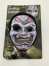 NWT Halloween Bleeding Zombie Face Mask