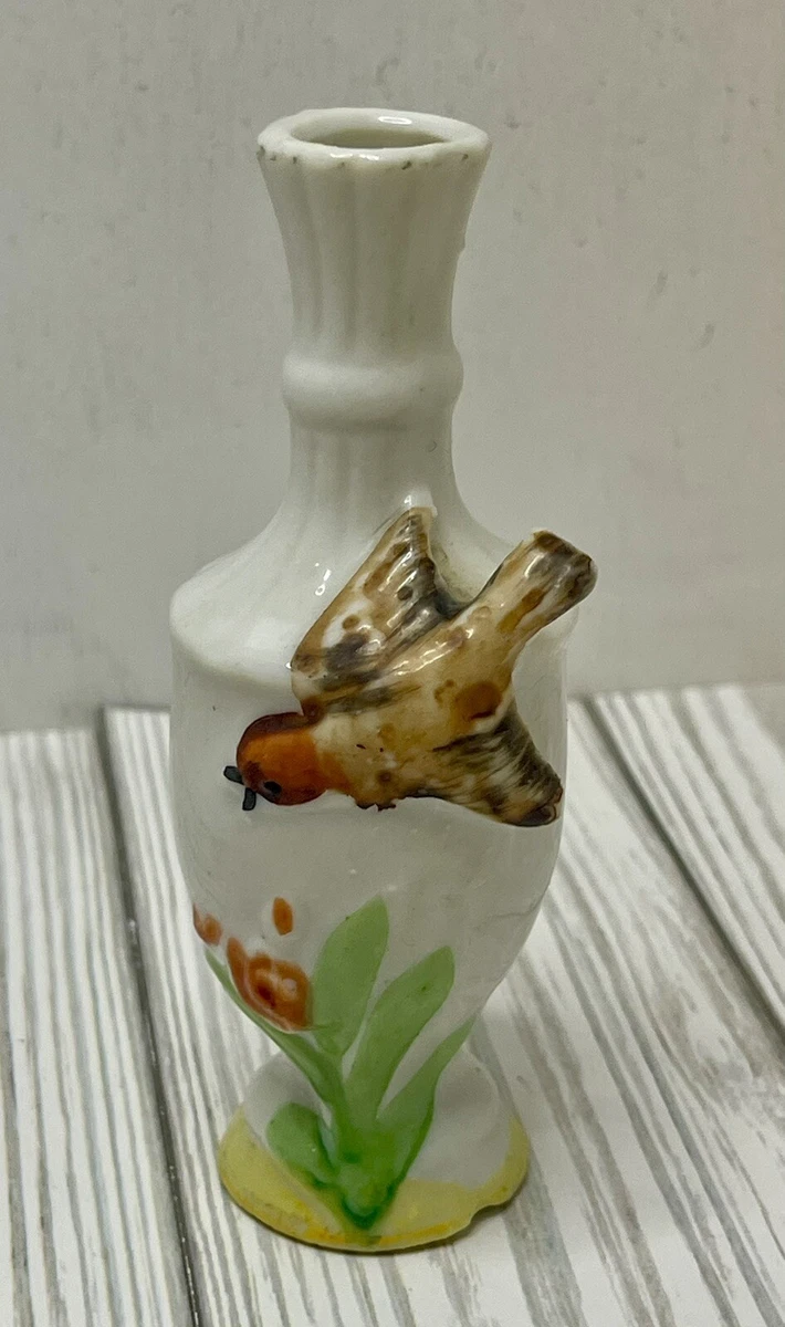 日本鸟花瓶，日本制造艺术陶器| eBay