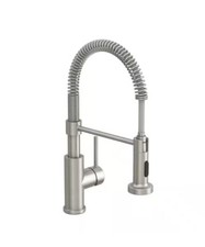 Kitchen Faucet Swivel Single Handle Sink Pull Down Sprayer Mixer Tap Deck Plate