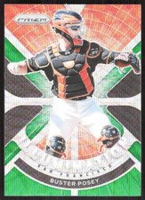 2021 3361A Panini Prizm Illumination Green PRIZM Buster Posey San Francisco