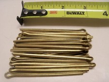 5/32" x 3" Brass Cotter Pin VINTAGE Made in USA Qty 10