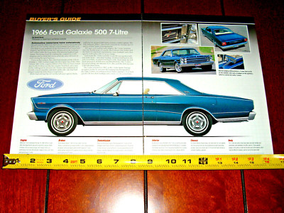 1966 FORD GALAXIE 500 7-LITER ORIGINAL 2008 ARTICLE