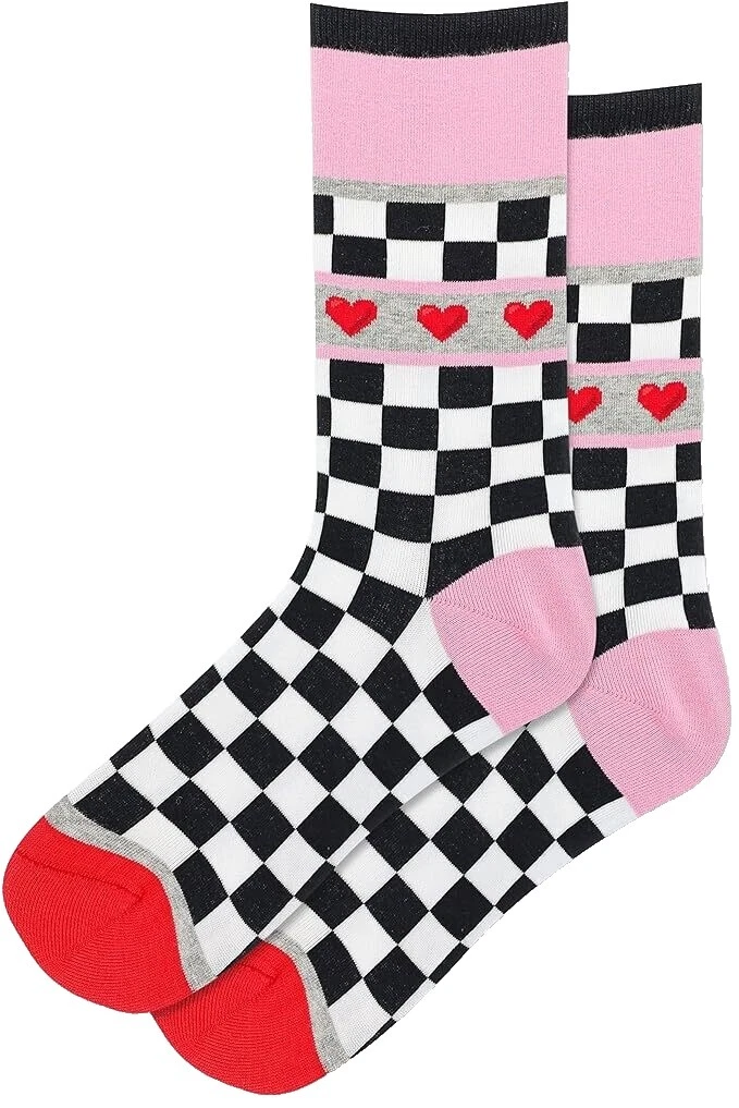 Checked Multicolor Socks for Women