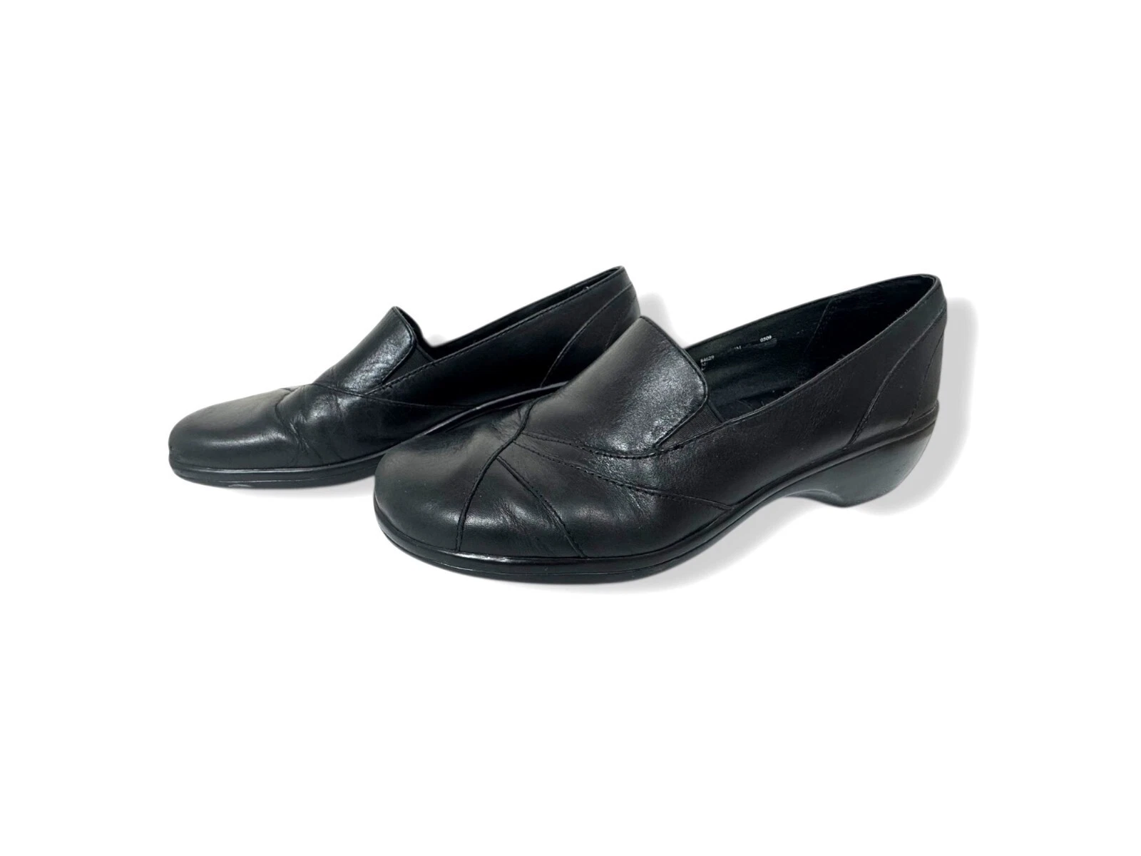 Scarpe mocassini Clarks BlackBerry in pelle taglia 8 M donna comode 84629