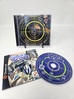 Silent Scope (Sega Dreamcast, 2000) CIB Complete w/ Reg Card