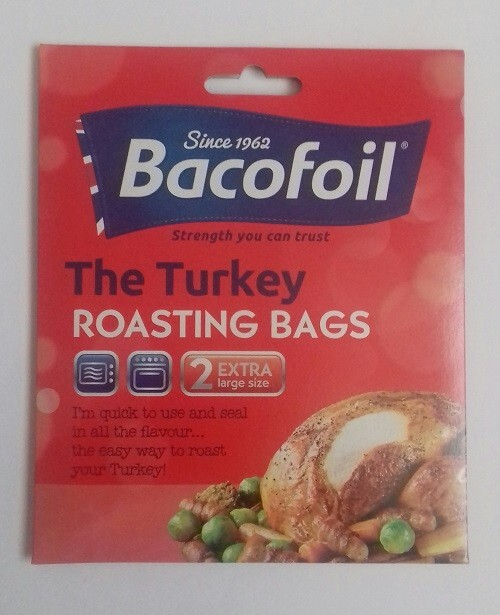 2 X Bacofoil Turkey Easy Roast Roasting Bags Oven Microwave Large Bag