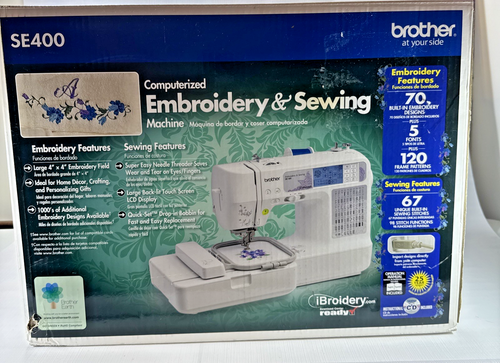 Brother SE400 Computerized Embroidery And Sewing Machine - New Open Box