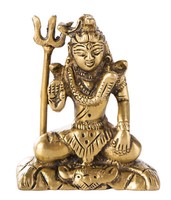 Shiva Messing 6 Cm 90 G Figur Statue Skulptur Gottheit Altarfigur Feng-Shui
