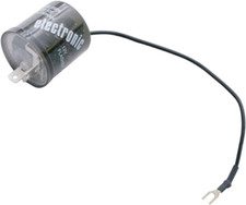 Heavy Duty 12-volt Led Flasher 2 Terminals 18 Oe Black