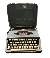 1967 Brother Charger 860 Vintage Portable Typewriter w Carrying Case | Untested thumbnail