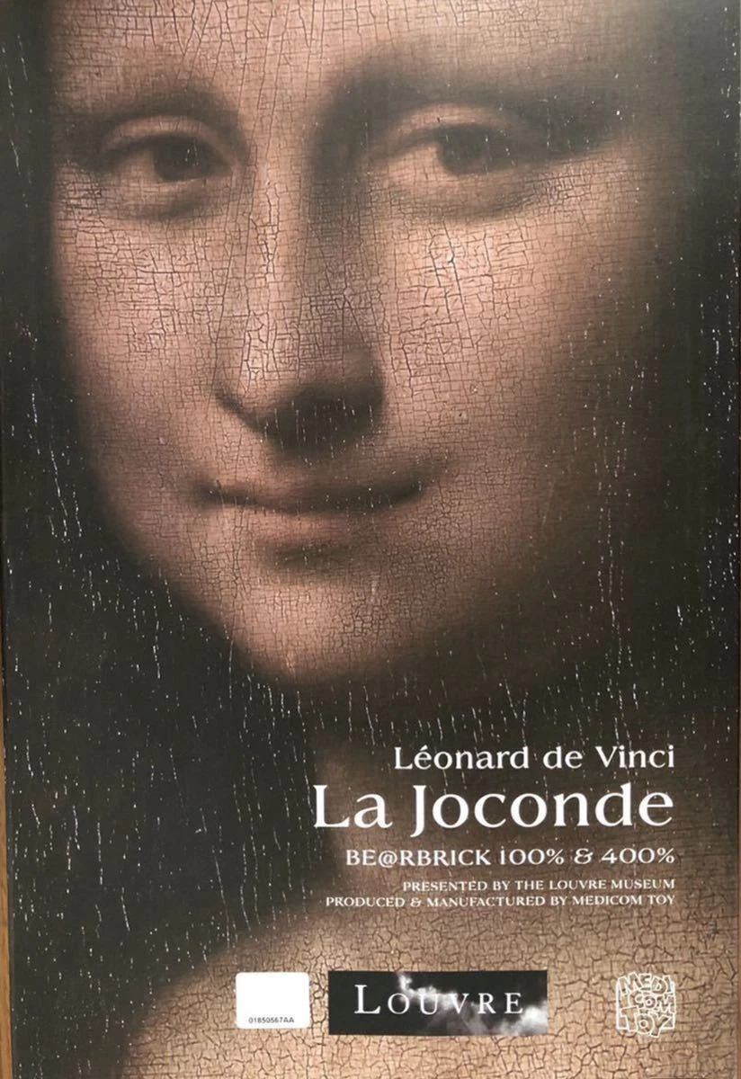 BE RBRICK LEONARD DE VINCI MONA Lisa 100 400 Mona Lisa Bearbrick