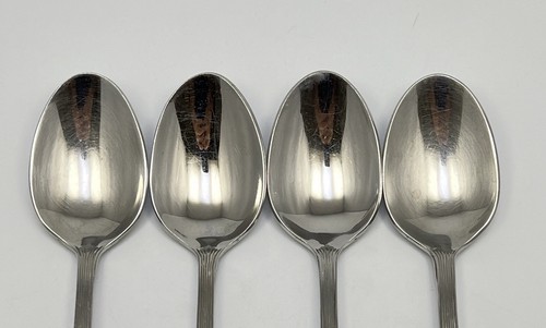 Spode Wallace Woodland Quail Floral Stainless Soup Spoon 6 3/4 4Pc Set - Picture 3 of 12