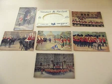London Military Life Artwork-Valentine's Postcard Set-Lot of 6 in Envelope
