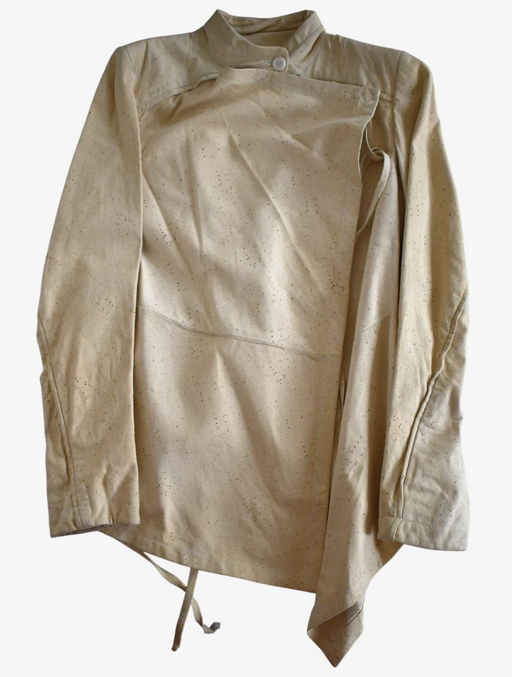 Chaqueta para mujer ANN DEMEULEMEESTER crema CUERO PERFORADO 36 FRANCIA Foto 2 de 4