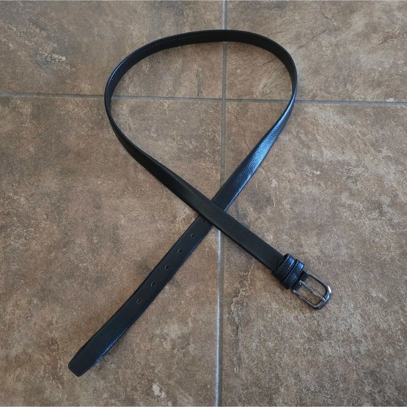 Black Basic Thin 49 Model Belt - image 1