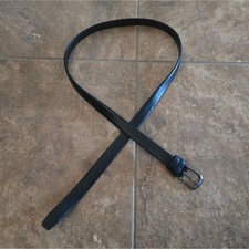 Black Basic Thin 49 Model Belt