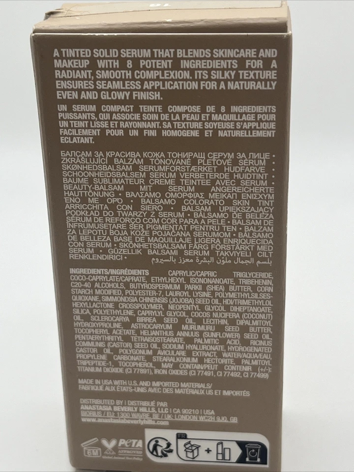 Anastasia Beverly Hills Beauty Balm Serum Boosted Skin Tint Shade 16 0.63oz New - Image 3 of 4